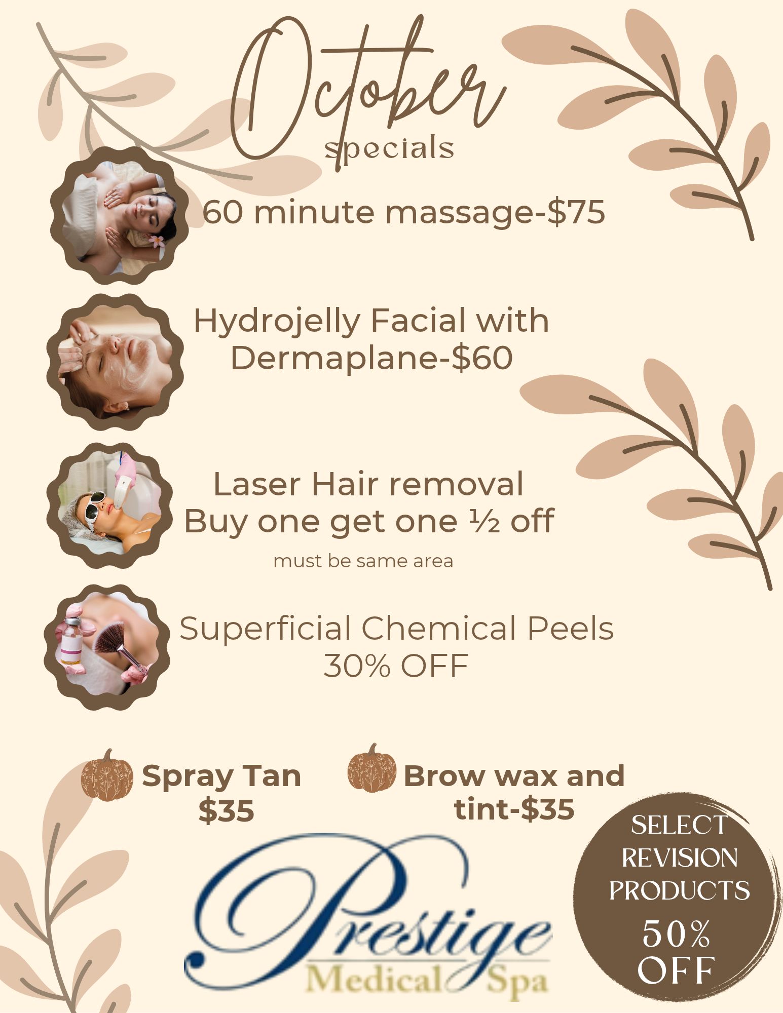 October's Specials